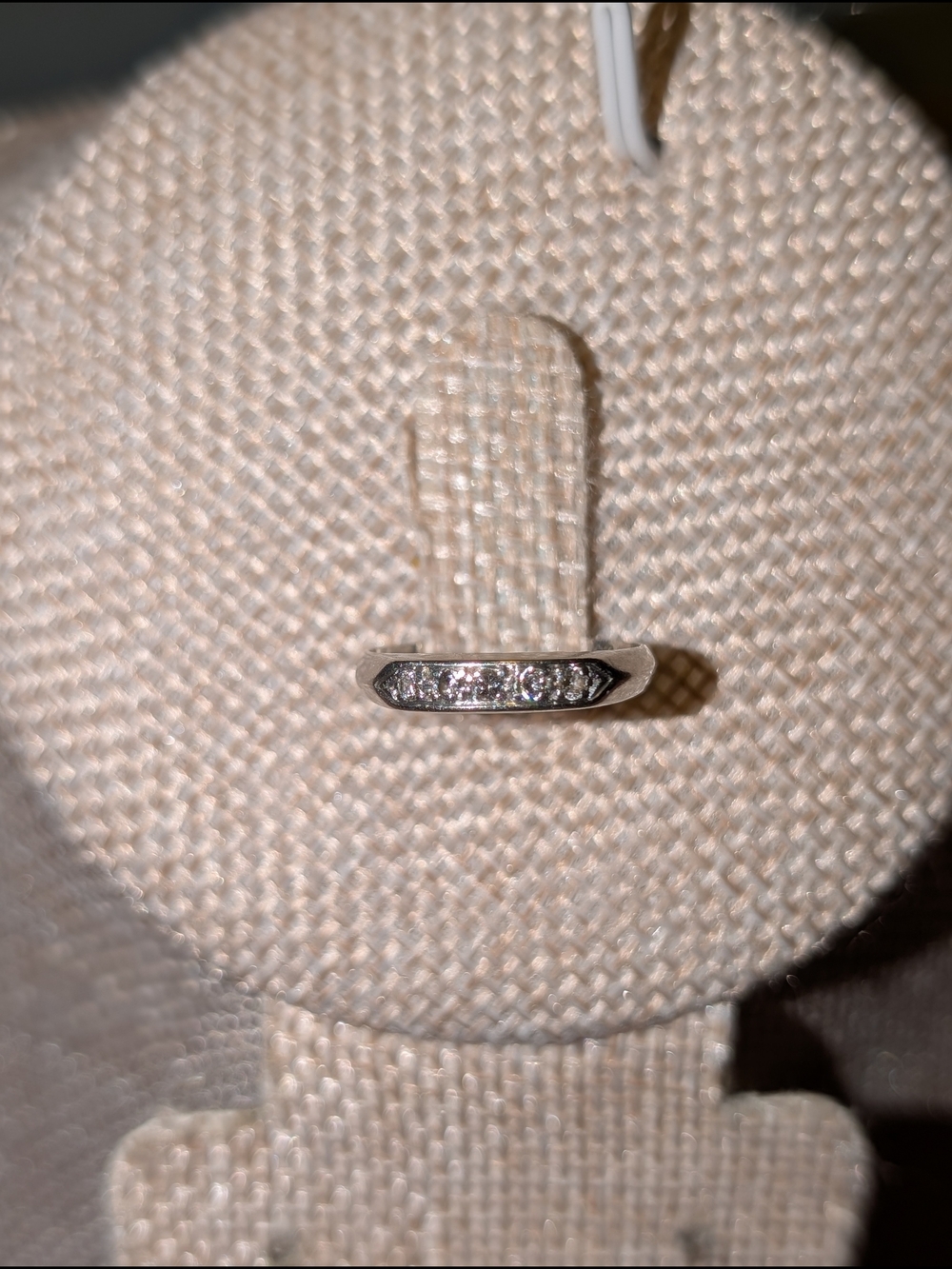Vintage Platinum Diamond Ring